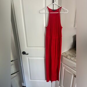 Women’s Red One Clothing Long Dress Large